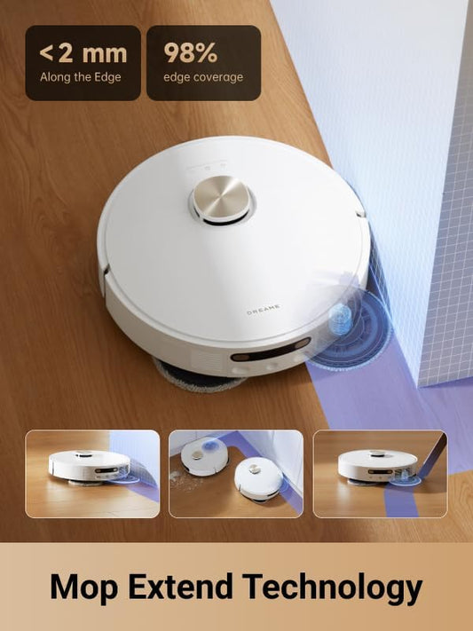 dreame L10s Pro Ultra Heat Robot Vacuum and Mop, 136°F (58°C) Mop Washing | MopExtend Edge Cleaning, 7,000Pa Suction, Effortless Robot Maintenance, Rewashing and Remopping, Smart Obstacle Avoidance