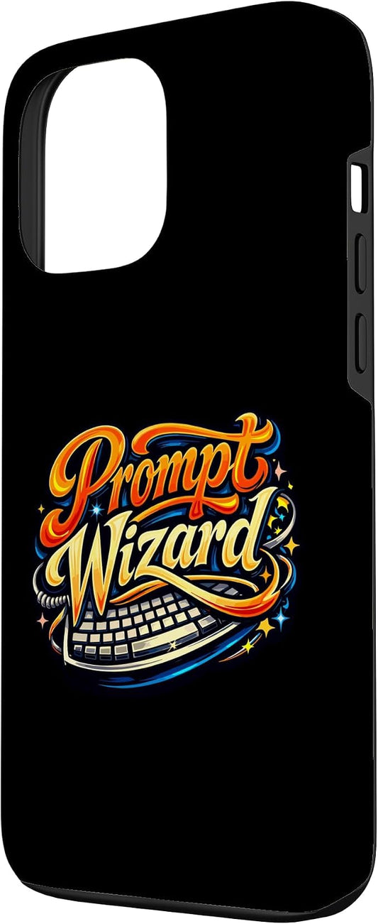 Prompt Wizard AI Retro Keyboard Case for iPhone 13 Pro Max