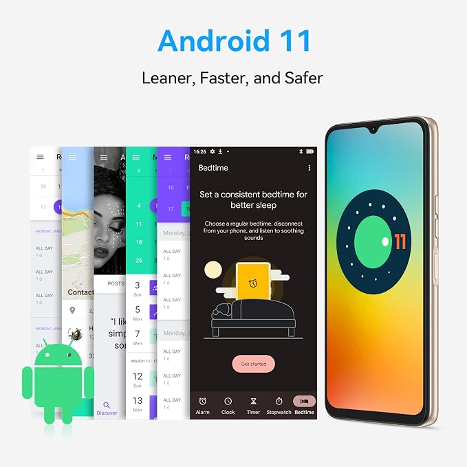 UMIDIGI Power 7 MAX Unlocked Cell Phone,6GB+128GB 10000mAh Battery,6.7" Full Screen + 48MP AI Triple Camera Android Smartphone,NFC,GPS,Face & Fingerprint,BLE 5.0, WiFi 2.4GHz/5GHz,Warranty,Gold