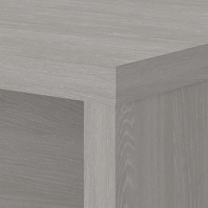 Bush Business Furniture Echo Desk Return/Bridge, Gray Sand