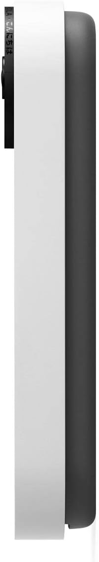 Google Nest Doorbell (Battery) - Snow | 6x digital zoom video doorbell, HD, 24/7 live view, Night vision, HDR, works with Google Home & Gemini