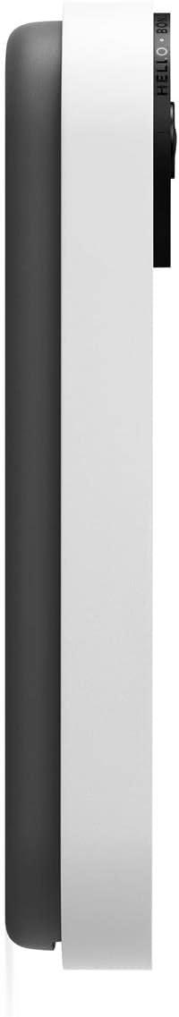 Google Nest Doorbell (Battery) - Snow | 6x digital zoom video doorbell, HD, 24/7 live view, Night vision, HDR, works with Google Home & Gemini