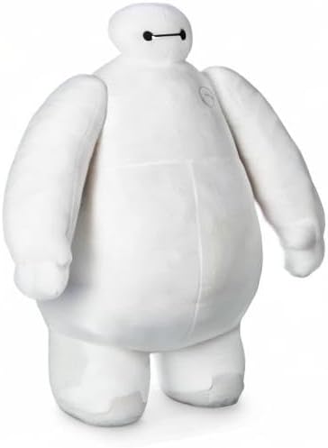 Disney Store Official Baymax Medium Soft Toy for Kids, Cuddly Character with Fuzzy Texture and Embroidered Details, Disney Plushy Suitable for All Ages