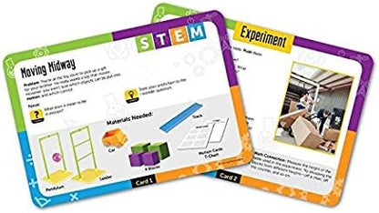Learning Resources STEM Force and Motion Activity Set - Classroom STEM Toys for Kids, Kids Science Experiments, Science Engineering Kits, Physics Toys, Building Kits, Toy Engineering Set
