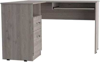 NicBex Kimberly-DW-00197-LWJ Home Office Desks, 47.2"x41.3"x30.4", Gray-1