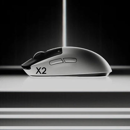 Logitech G PRO X2 SUPERSTRIKE Wireless Gaming Mouse - Black/White | Customizable Rapid Trigger Magnetic Analog Switches, Adjustable Click Haptics, 61g Lightweight, USB-C, <8K, For PC/Mac