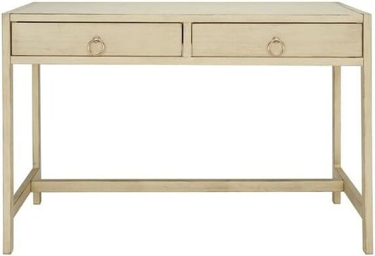 SAFAVIEH Home Collection Esther Antique White 2-Drawer Desk, Medium