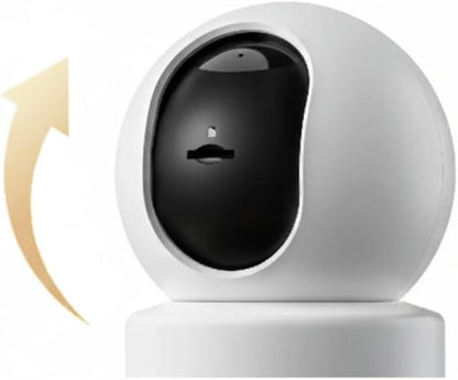 XIAOMI Smart Camera C302, 2K/3MP Indoor Security Camera, Physical Lens Shield, AI Human/Pet/Baby Cry Detection, 360° View, Full-Color Night Vision, Wi-Fi 6, Works w/Alexa & Google Assistant, 1pack