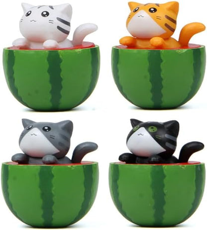 Cute and Compact Office Desk Decorations Cat in Eggshell Desk Ornament Shelf Decor Home Decor Bookshelf Decorative Objects Tabletop Decor