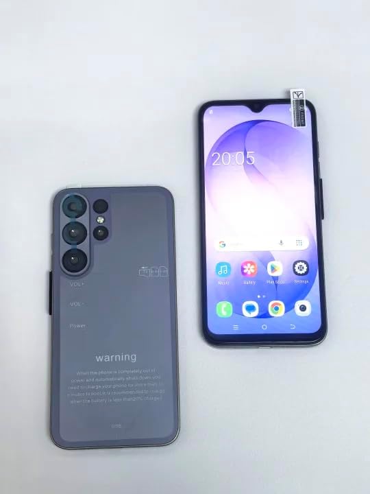 Unlock Phone, 4G Network Android Phone, 6.3-inch Screen, 2GB RAM+16GB ROM/TF 128GB, Dual SIM Cards, Dual Cameras, Suitable for Novice Users (deep Purple)