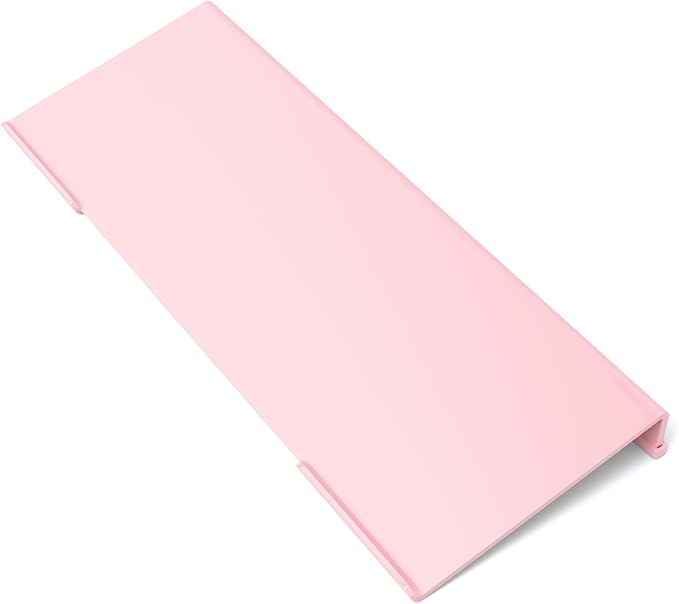 WINFFOR Comfortable Computer Keyboard Stand - Ergonomic Keyboard Riser Acrylic Tilted Keyboard Holder for Easy Typing&Working at Home Office - Fits All Keyboard Sizes - 17'' Wide (Lightpink)