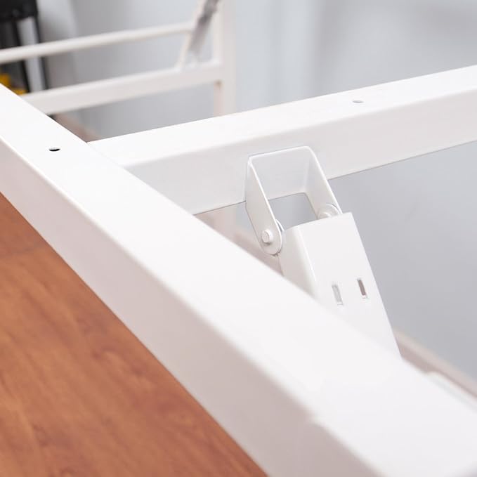 SogesGame 62 inches Computer Desk Folding Table Small Writing Desk Compact Desk Foldable Desk No Install Needed,White,LP-AC5WW-157