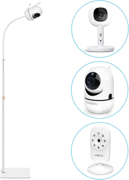 AISVAN Adjustable Height Baby Monitor Floor Stand Holder for Hellobaby HB6560/HB6550 HB65/HB66/HB248 Baby Monitor and Also Compatible with The Nanit Pro Smart Monitor & Flex Stand