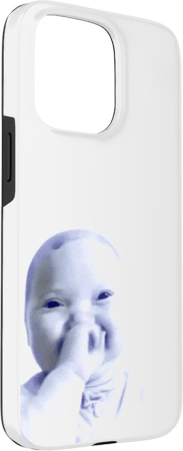AI Baby Holding Laugh Meme Case for iPhone 15 Pro Max