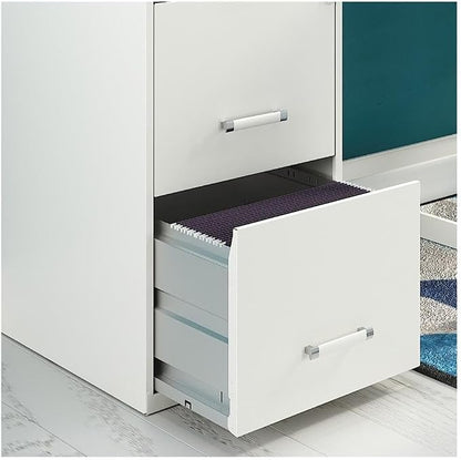 Space Solutions 18" D 2 Drawer Mobile Metal Vertical File Cabinet Platinum/Gray