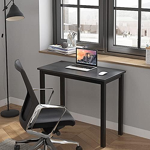 sogesfurniture 31.5 inches Office Desk Computer Desk Gaming Desk Computer Table Sturdy Writing Workstation for Home Office, Black