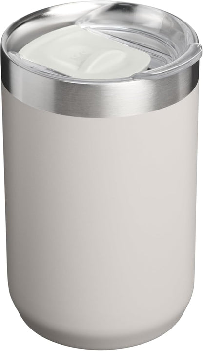 STANLEY Everyday Camp Cup 12 oz | Drink Through Lid | Cup for Coffee, Tea and Drinks | Insulated Stainless Steel | BPA-Free | Ash