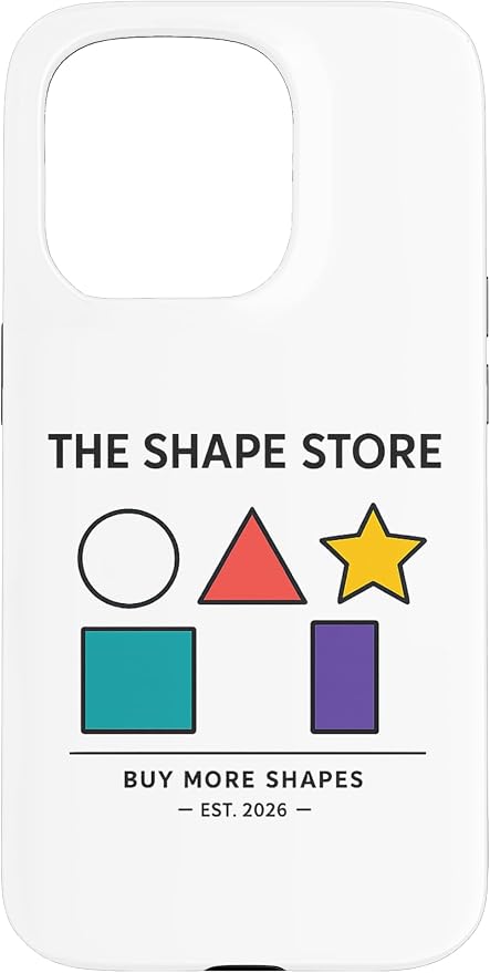 The Shape Store Funny Viral Meme from 2026 AI Humor Case for iPhone 15 Pro