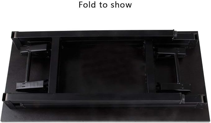 SogesGame Samll Folding Computer Desk, 31.5 inches Folding Table for Small Space, Foldable Computer Desk Simple to Assembly