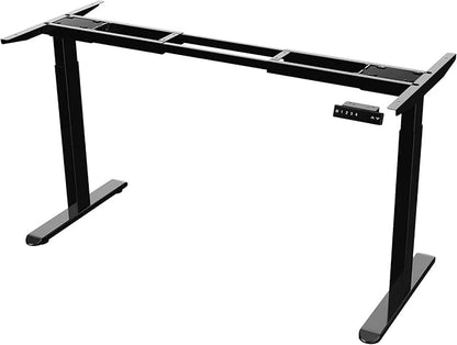AIMEZO Heavy Duty Standing Desk Frame, Dual Motor Electric Height Adjustable Sit Stand Desk Frame with 4 Memory Preset Button, USB Charging Port for Home Office (2 Tier Legs, Black)