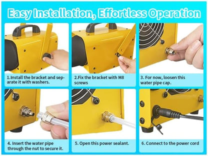 Flowing Foam Machine for Party, Party Foam Machine Without Support, Foam Cannon for Garden, Pool, Indoor, Birthdays, Celebrations, and Backyard Events