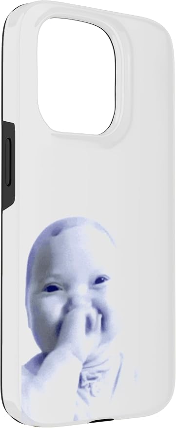 AI Baby Holding Laugh Meme Case for iPhone 15 Pro