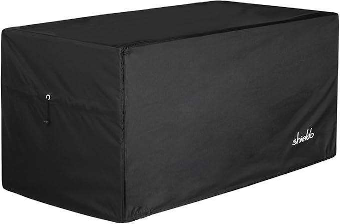 Himal Deck Box Cover, Waterproof 600D Oxford, 63 x 30 x 28 in | Heavy-Duty 600D Fabric, Waterproof Protection, UV Resistant, Outdoor Storage Cover, Waterproof Outdoor Furniture Covers