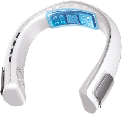 Arctic Air Freedom Touch Personal Neck Fan, 3-Speed Rechargeable Cooling Device, Long-lasting, Lightweight Portable Neck Cooler, Flexible Band & Thermo-Electric Cooling Plate for Hot Weather