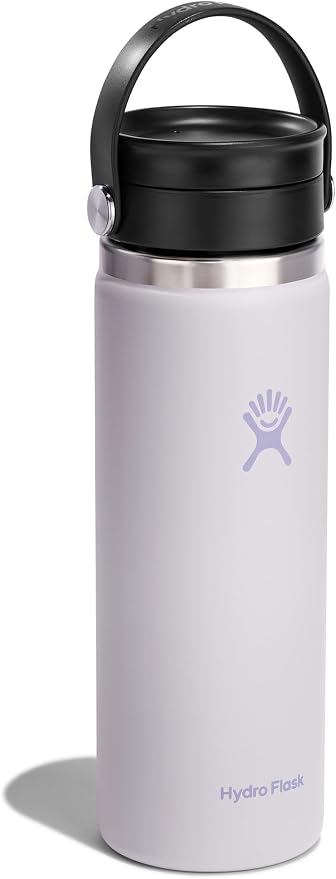 Hydro Flask Flex Sip Coffee Tumbler – Insulated Stainless Steel, Non Spill, Leak Proof Travel Cup 20 Oz Cloud Pink