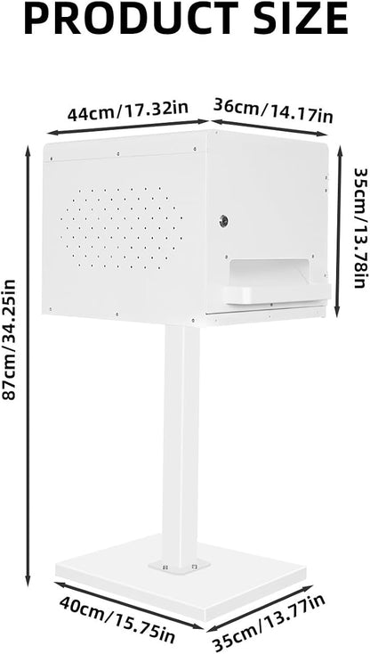Photo Booth Printer Stand Cover Place Hide Printer for ds620, RX1-HS, QW410 or 525L(White, for 525L)