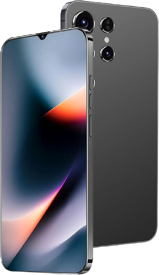 Unlock Phone, 4G Network Android Phone, 6.3-inch Screen, 2GB RAM+16GB ROM/TF 128GB, Dual SIM Cards, Dual Cameras, Suitable for Novice Users (89black)