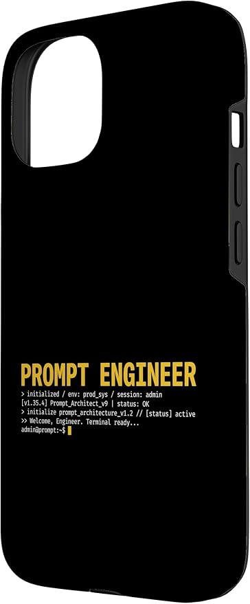 Prompt Engineer Terminal Screen AI Developer Software Coder Case for iPhone 15