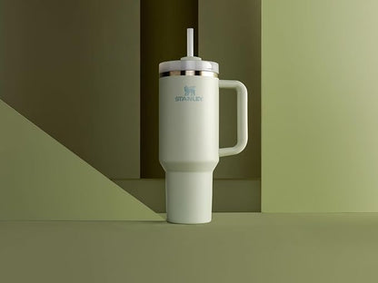 STANLEY Quencher H2.0 Flow State Tumbler, 40 oz, Mist | Handle and Straw | 3-Position Lid | Cup Holder Compatible for Travel | Insulated Stainless Steel Cup | BPA-Free