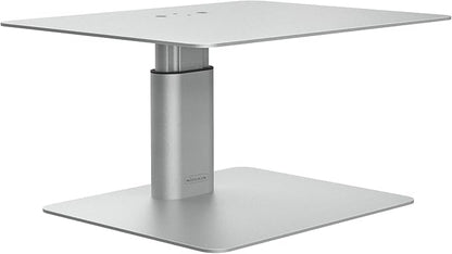 Nillkin Monitor Stand for Desk, Adjustable Height Computer Monitor Stand | Ergonomic Aluminum Computer Stand for Desktop | iMac, Studio Display XDR, Dell, HP, Lenovo, Other Screen Display | Silver