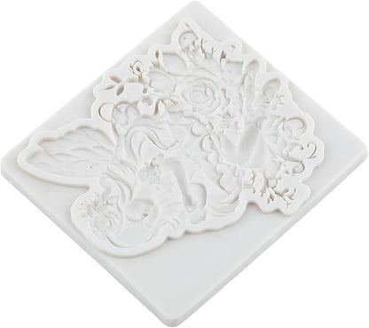 Flower Fairy Polymer Clay Molds Butterfly Fairy Silicone Mold for Epoxy Resin Casting DIY Crafts Air Dry Polymer Crafts Supplies Clay Tools