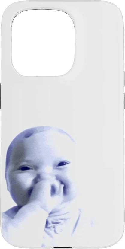 AI Baby Holding Laugh Meme Case for iPhone 15 Pro