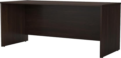 Bush Business Furniture Studio C Office Desk, Computer Table for Home or Professional Workspace, 72W x 30D, Black Walnut