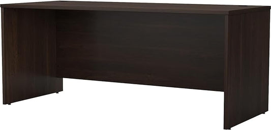 Bush Business Furniture Studio C Office Desk, Computer Table for Home or Professional Workspace, 72W x 30D, Black Walnut