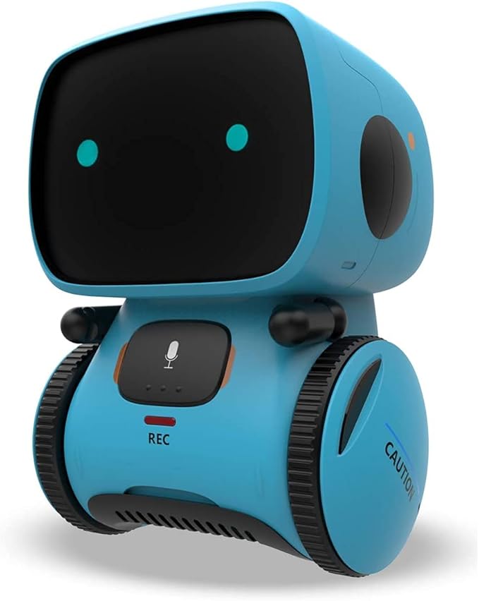 KaeKid Robots for Kids, Interactive Smart Robotic with Touch Sensor, Voice Control, Speech Recognition, Singing, Dancing, Repeating and Recording, Robot Toy for 3 4 5 6 7 8 Year Old Boys Girls