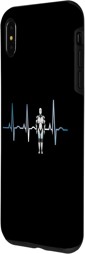 iPhone XS Max Ai Heartbeat Love Ai EKG Heart Funny Idea for Ai lover Case