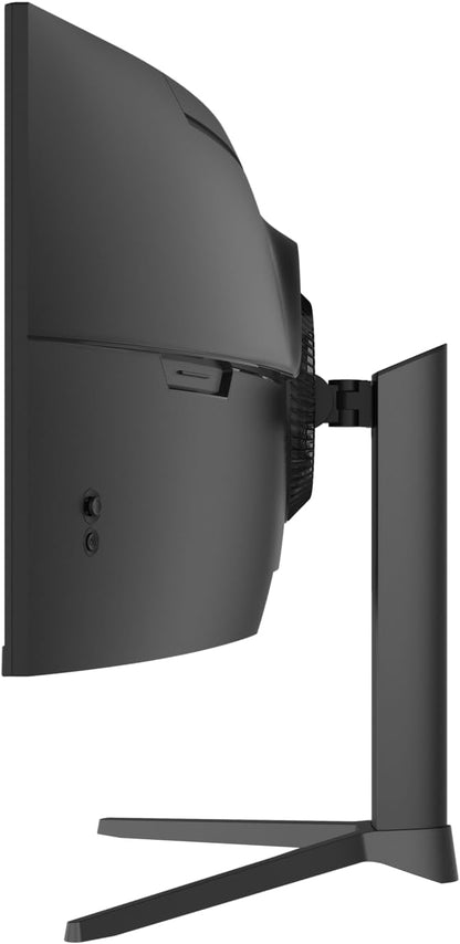 Amzfast 49 Inch Curved Monitor 120Hz DQHD (5120x1440) Ultrawide Gaming Monitor, 120% sRGB, 1500R, 1ms MPRT, HDR, Adaptive Sync, PIP/PBP, Height Adjustable, HDMI 2.0/DP 1.4, VESA 75x75, AMZG49C7U