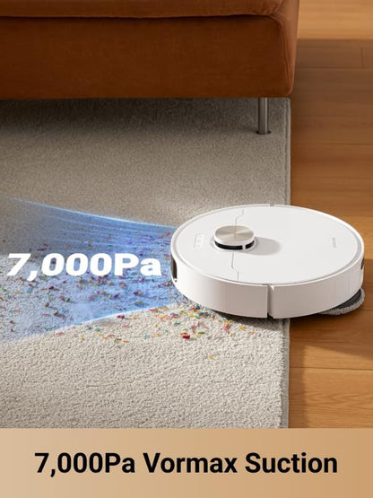 dreame L10s Pro Ultra Heat Robot Vacuum and Mop, 136°F (58°C) Mop Washing | MopExtend Edge Cleaning, 7,000Pa Suction, Effortless Robot Maintenance, Rewashing and Remopping, Smart Obstacle Avoidance
