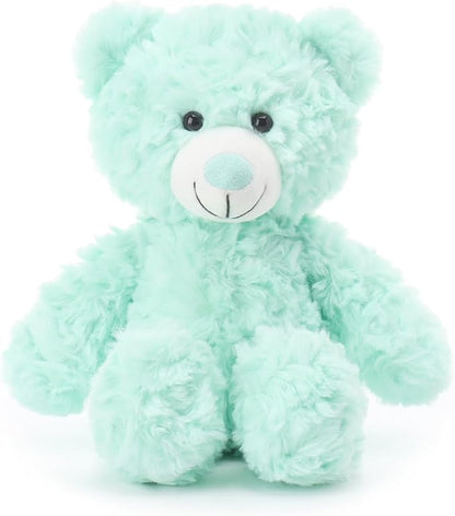 Apricot Lamb Mint Green Flower Bear Stuffed Animals for Kids, Soft Cute Plush Toys for Baby Girl and Boy, 8 Inches