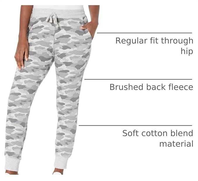 Amazon Essentials Women's Fleece Jogger Sweatpant (Available in Plus Size)
