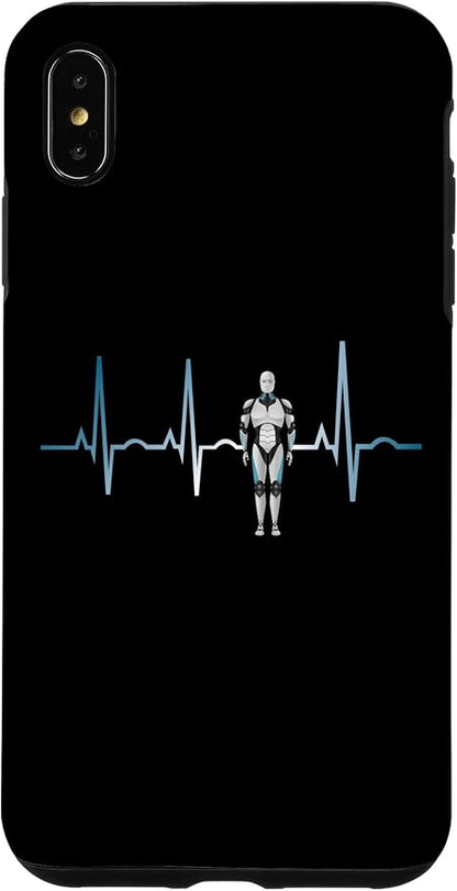 iPhone XS Max Ai Heartbeat Love Ai EKG Heart Funny Idea for Ai lover Case