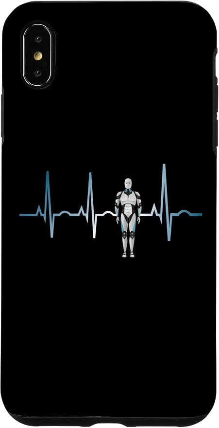 iPhone XS Max Ai Heartbeat Love Ai EKG Heart Funny Idea for Ai lover Case