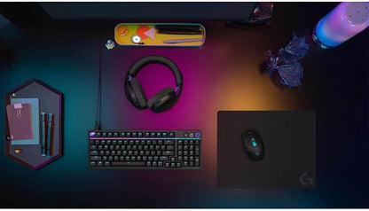 Logitech G305 X Superlight Wireless Gaming Mouse - Black | 59g Lightweight, 44K DPI, 678 IPS, Wireless 2.4 GHz/Bluetooth/USB-C, <170 hr Battery, 6 buttons, RGB, PC/Mac Compatible
