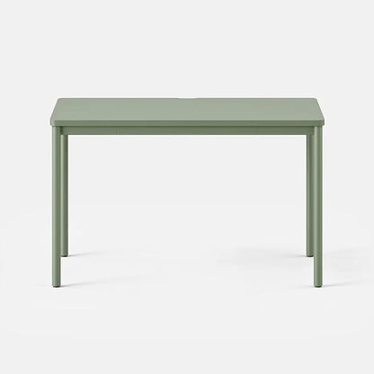 Branch Daily Desk - Functional At Home Office Desk with Effortless Assembly, Timeless Design, Rounded Corners, and Built-in Cable Notch - 48” W x 28.5” H x 24” D - Sage Work Table
