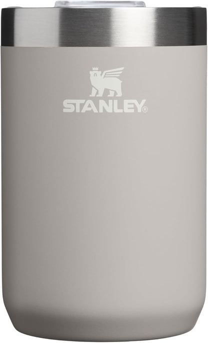 STANLEY Everyday Camp Cup 12 oz | Drink Through Lid | Cup for Coffee, Tea and Drinks | Insulated Stainless Steel | BPA-Free | Ash