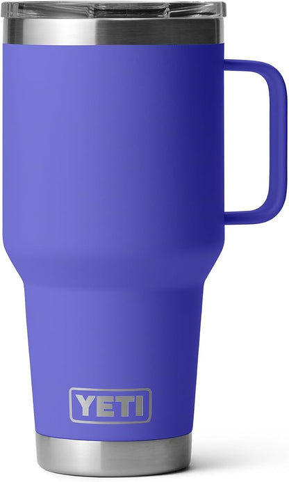 YETI Rambler 30 oz Travel Mug, Stainless Steel, Vacuum Insulated with Stronghold Lid